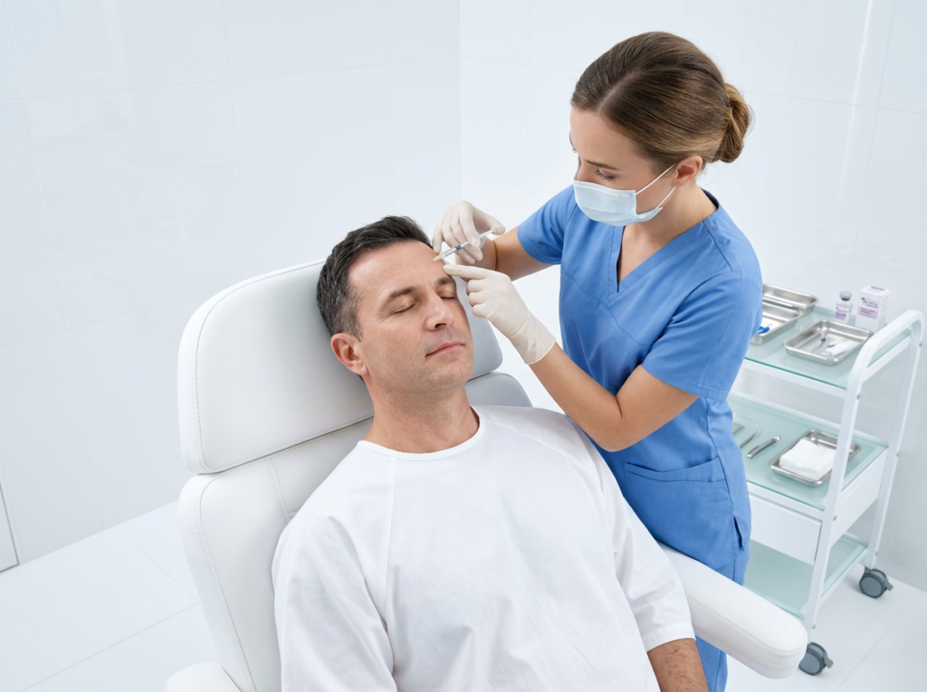 Männer Botox