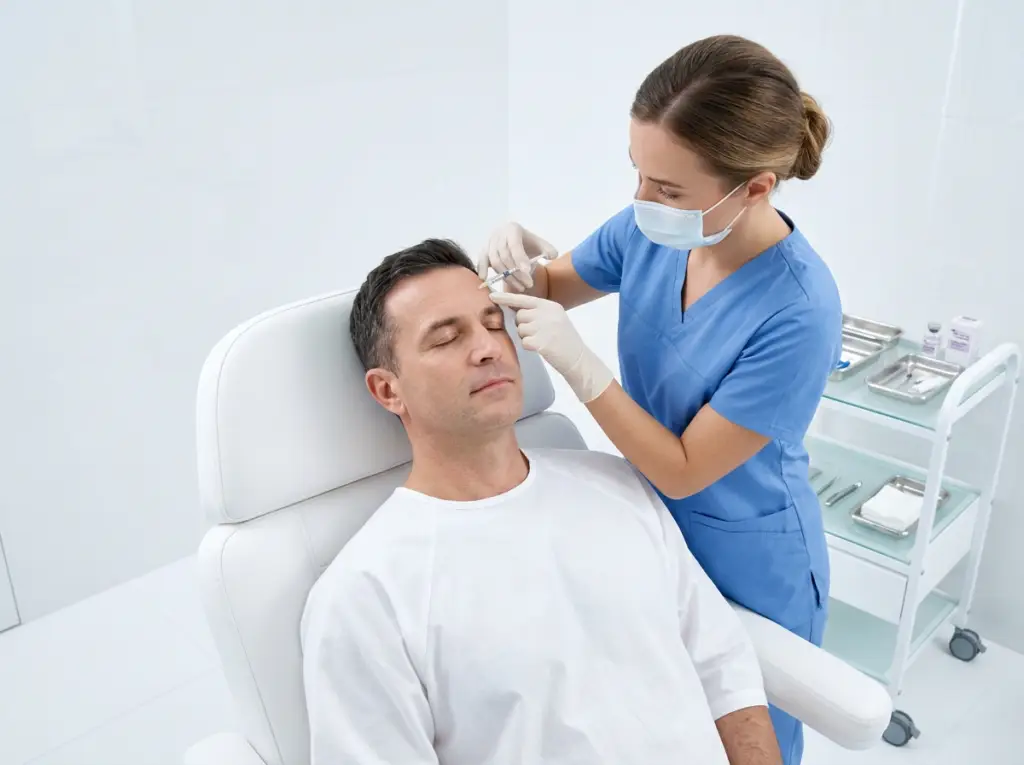 Männer Botox
